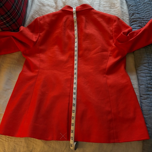 J.CREW Parke Blazer in Linen Brilliant Sunset H9710 Size 14 NWT Retails: $178 - Picture 16 of 16